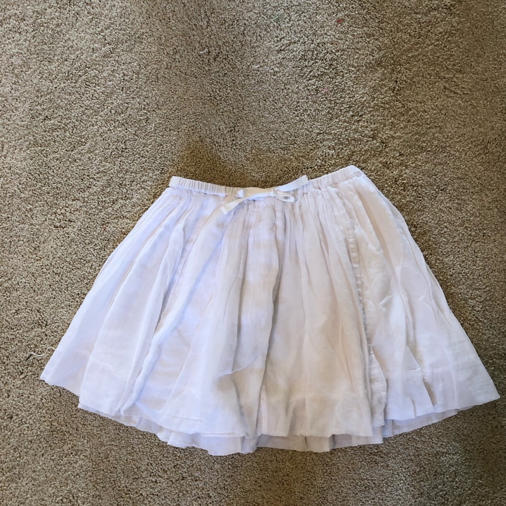 Crewcuts kids white skirt size 14.